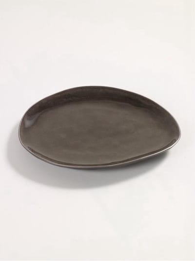 "Pascale Naessens ""Pure"" BORD OVAAL MEDIUM 20x17xH18 GRIJS"