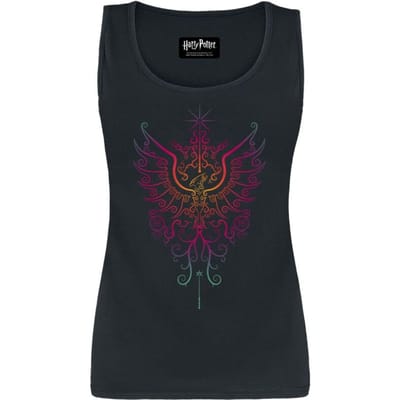 Harry Potter Tanktop - Phoenix - S tot XL - voor Vrouwen - zwart