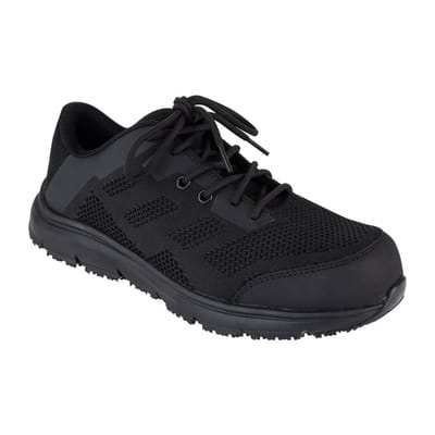 Slipbuster Veiligheid Mesh Schoenen Super Comfort Zool Zwart 37