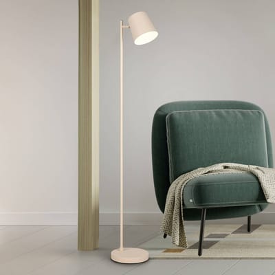 REALITY BLAKE - Vloerlamp - Beige - incl. 1x SMD 4,5 W - 4-stappen TOUCH - USB-aansluiting - Oplaadbaar - Snoerloos