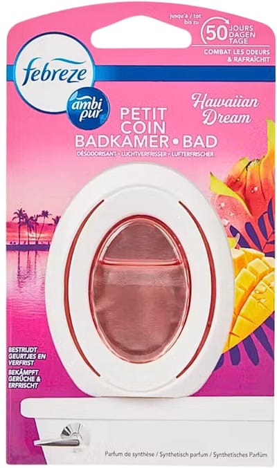 Febreze Ambi Pur - Badkamer Luchtverfrisser - Hawaiian Dream - 50 Dagen Frisheid - 7.5ml