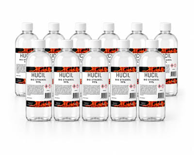 Bio ethanol - 12x1 liter - 99% zuiver - bio brandstof sfeerhaard - tuinhaard