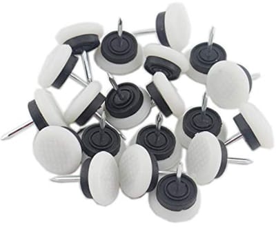 Ronde Zware Nylon Meubelpads - 50 Stuks voor Vloerbescherming