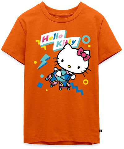 Hello Kitty Jaren 90 Stijlen Met Rolschaatsen Premium T-Shirt Tiener
