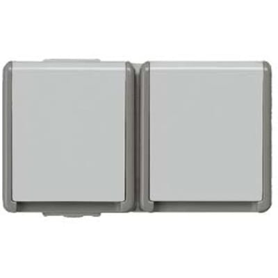 Siemens 5UB4722 Wandcontactdoos met randaarde Delta Grijs Schakelmateriaal 1 stuk(s)