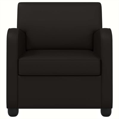 vidaXL - Fauteuil - Zwart - Kunstleer