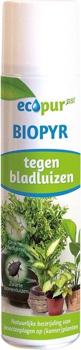 BSI - Ecopur Biopyr Spray tegen vliegende insecten - Snelwerkend en doeltreffend insecticide - Kamerplanten - 400 ml