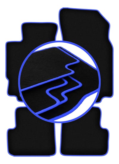 CARLUX-BLUE automatten voor: Peugeot 406 sedan, stationwagen, break (1995-2004)