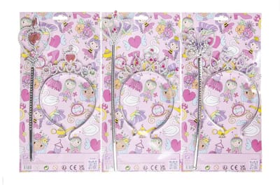 Duckiez staf Met Prinsessentiara - 12 stuks
