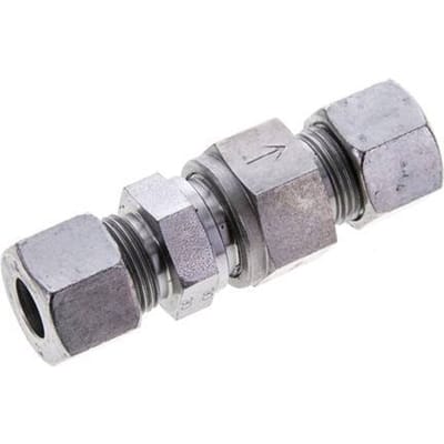12S (M20x1.5) Elektrolytisch verzinkt Stalen Terugslagklep Snijring 3-400 bar ISO 8434-1