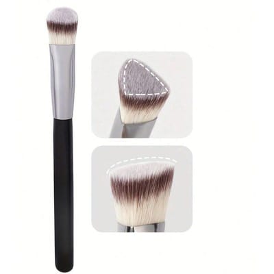 1 stuks High-Level Uiterlijk Driehoekige Kop Concealer Kwast, Past Naadloos op de Huid voor Camoufleren, Draagbaar Make-up Kwast Schoonheidstool