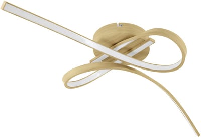 EGLO Selvina 2 Plafondlamp - LED - 68 cm - Lichtbruin|Wit