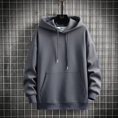 Jas met capuchon lente nieuw heren trui veelzijdig tiener knap lange mouw T-shirt koppelkleding heren hoodie 4XL gray