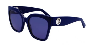 Longchamp LO717S Blue 55/21/140 WOMAN Zonnebrillen