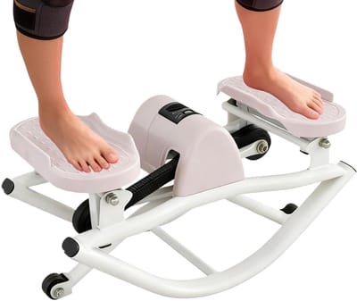 Zijwaartse Swing Stepper - Compacte Trainer - Thuis Fitness - Dubbele Hydraulische Systemen - 50x25x25cm - Niet gespecificeerd