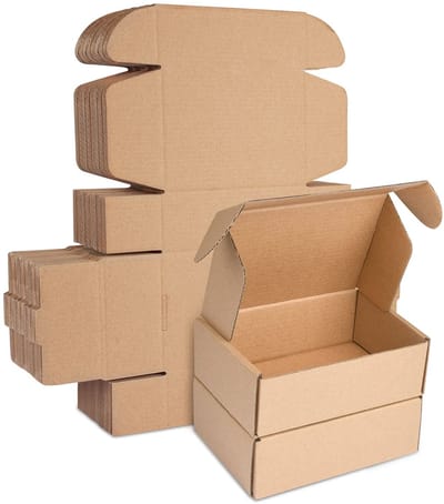 Allecto - Gegolfd Karton Verzenddozen - Kleine Verpakking - Bruin - Perfect voor Verzending en Opslag - Geschikt voor Bedrijven en Cadeaus