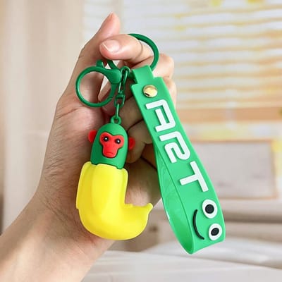 Italiaanse Brainrot Dieren Figuur Sleutelhangers Tung Tung Tung Sahur Tralalero Tralala Ballerina Cappuccino Pop Sleutelhangers Tassen Hanger green