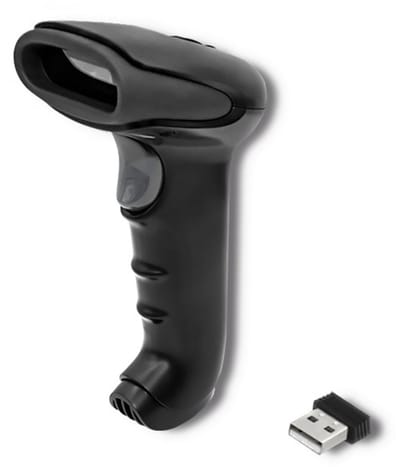 Qoltec Snel Serie - Draadloze Barcode- en QR-codelezer - 1D 2D - USB - 2.4G
