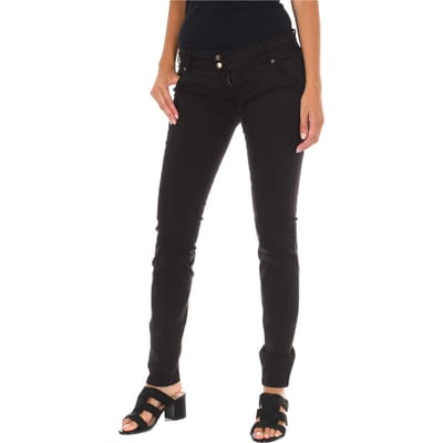 Lange broek met smal gesneden zomen 10DBF0115 vrouw