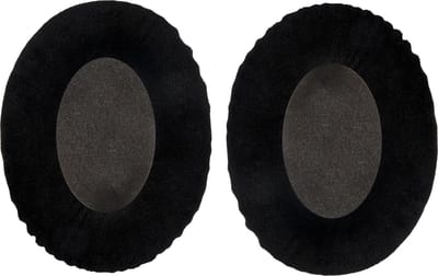 Somstyle Oorkussens Geschikt Voor Sennheiser HD515 / HD555 / HD595 / HD518 - 2 Stuks - Zacht Schuim - Velvet - Zwart