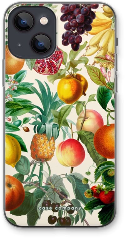Case Company® - Hoesje geschikt voor iPhone 13 mini hoesje - Classic Flora - Soft Cover Telefoonhoesje - Bescherming aan alle Kanten en Schermrand