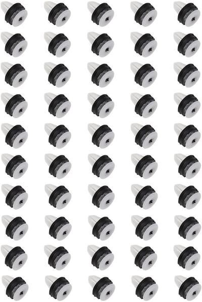 Dailygoody - Deurkaart Clips - Bevestigingshouder - Wit - Interieur Trim Panel Clips - 50 stuks - Geschikt voor Land Rover en Ford