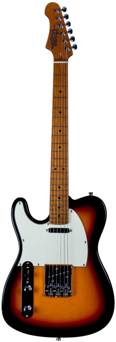 Jet JT-300 SB LH Linkshandige T-Style Elektrische Gitaar Sunburst