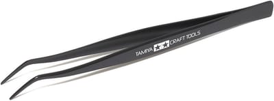 Knutsel Pincet - Precisie Tang - Fijne Werkjes - Ergonomisch Ontwerp - 30 Gram - Zwart