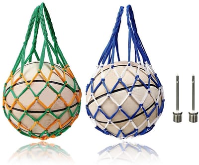 BRENZOOS- Sporttas Draagbaar - Tennistas - Voetbal/Basketbal - Set van 2 - Duurzaam Nylon - Multifunctioneel - Sportzak