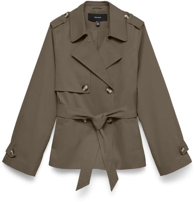 VERO MODA - VMNOA SHORT TRENCHCOAT EXC - Dames - Gewatteerde jassen
