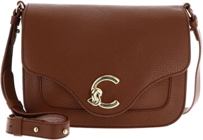 COCCINELLE Leren schoudertas C-Me Crossbody Bag Cognac bruine
