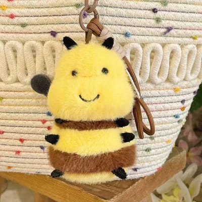 Schattige Knuffel Honingbij Pluche Speelgoed Pluizig Vliegend Insect Dier Schattige Bij Met Vleugels Pop Pluche Kussen Kinder Verjaardagscadeau