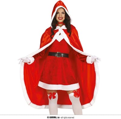 Fiestas Guirca - Dames cape Mama Clause
