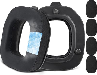 SnelShoppen - Vervangende koelgel oorkussens voor Astro A50X/A50 Gen4/A50 Gen5 headset - Hoofdkussen met Ice Silk stof en hoog-dichtheid schuim - Perf