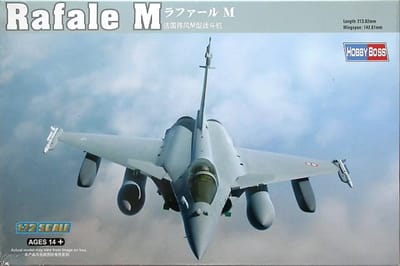 HobbyBoss Modelbouwpakket Militaire voertuigen - 87247 Dassault Rafale M Plane Plastic - 1:72 - Modelbouw
