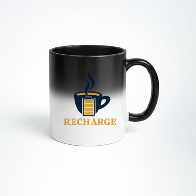 Recharge Koffie Mok - Magische Kleur Veranderende Mok voor Energieboost