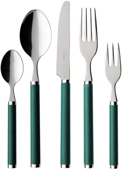 Villeroy & Boch Bestekset Play! - Green Garden - 30 delig / 6 personen