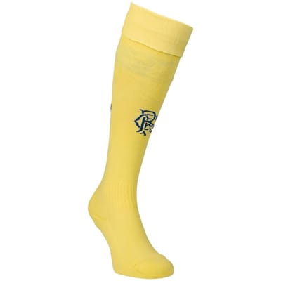 Castore Unisex voetbalsokken voor volwassenen van Rangers FC voor keepers (Geel)