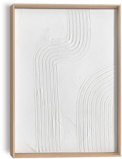 Schilderij 3D Art Lijnenspel - 40 x 30 - Hout - REINDERS