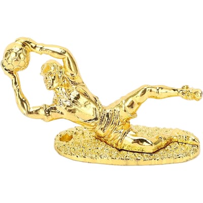 Voetbal Beste Doelman Trofee Metaal Voetbal Trofee Beker Ornamenten Voetbal Fan Souvenirs