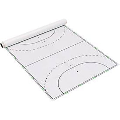 Tactiekfolie Taktifol handbal, voor handbal, zelfklevend, etiketteerbaar/afveegbaar, rol met 25 folies, B 80 x H 60 mm, wit