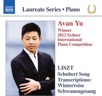 Avan Yu - Schubert Song Transcriptions (CD)