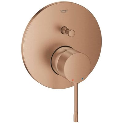 GROHE Essence inbouw douchekraan - Opbouwdeel - 2 uitgangen - Geborsteld warm sunset (mat brons)
