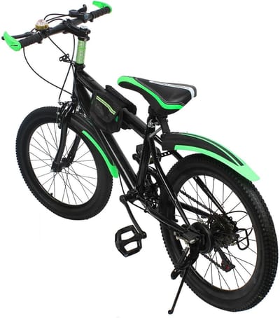 Kinder Mountainbike - Fiets Jongeren - Buiten Plezier - Met Kompas Bel - 20 Inch - Groen