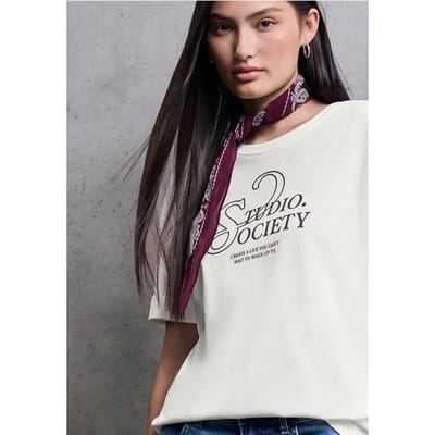 Shirt met tekst