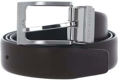 Ted Baker riem Karmer Reversible Leather Belt W90 Brn-Choc donkerbruin zwart