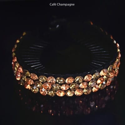 Chignon Tendance à Strass Bandeau Cristal Étincelant Élastique Queue de Cheval Orné de Gemmes Sans Plumes Pince Twist pour un Coiffage Sans Effort