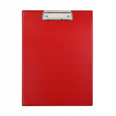 Biurfol Klembord A5 Rood - Stevige Schrijfplank met Klem