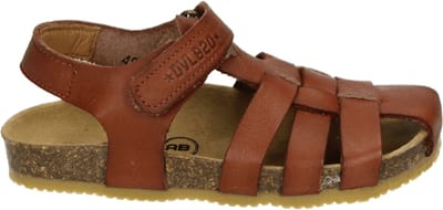 Develab - 49001 - SandalenJongensKindersandalen - Kleur: Cognac - Maat: 22