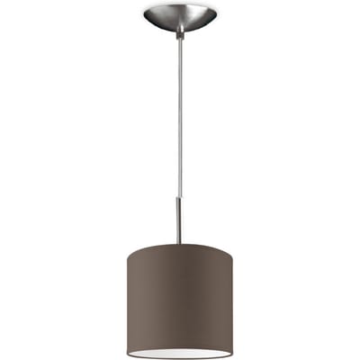 hanglamp tube deluxe bling Ø 16 cm - taupe